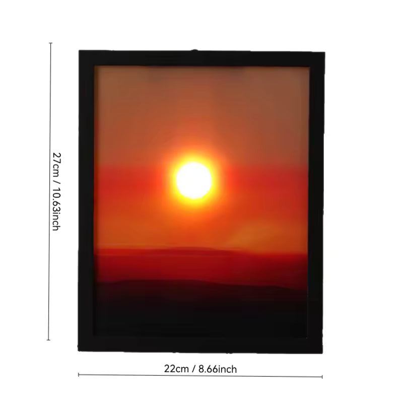Illuminated and Adjustable Sunset Picture
