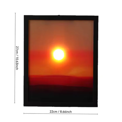 Illuminated and Adjustable Sunset Picture