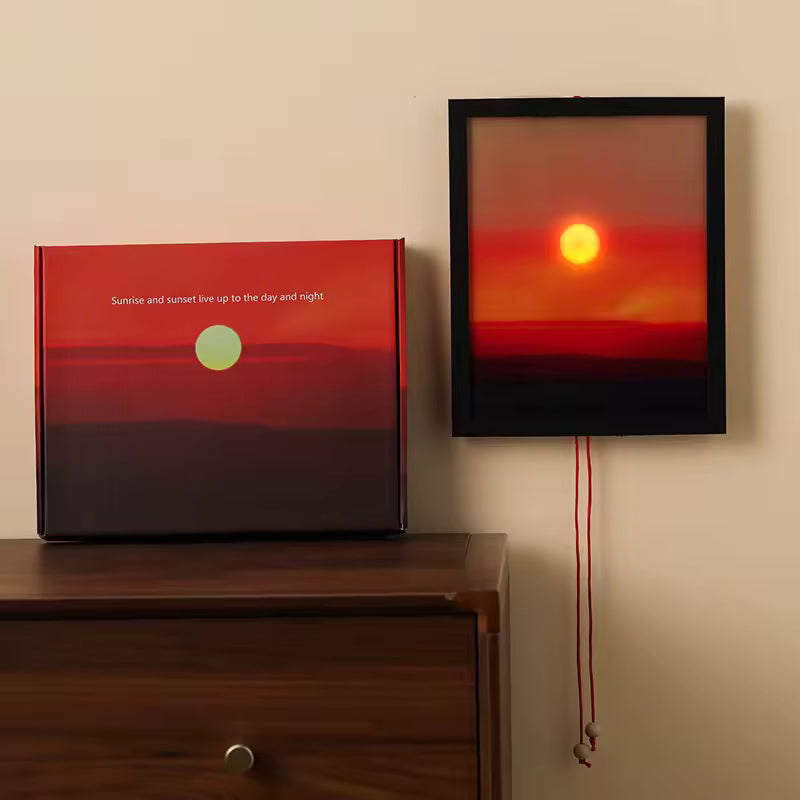 Illuminated and Adjustable Sunset Picture